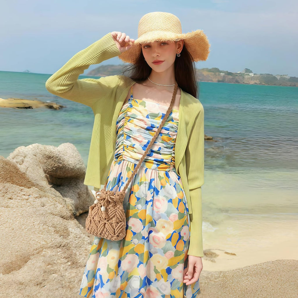 Beach Purse Straw Crossbody Bags For Women Straw Purse Beach Bag Woven Summer Purses For Women 2026