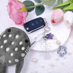 Cute Keychain Whale Shark Coin Purse Keychain Cute Plush Zipper Change Pouch, Kawaii Handmade Wallet for Women