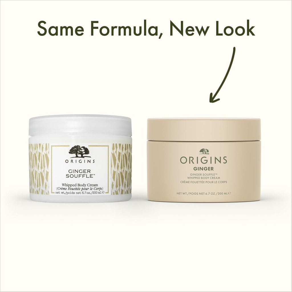 Origins Ginger Souffle Whipped Body Cream | Body Butter For Dry Skin | With Ginger