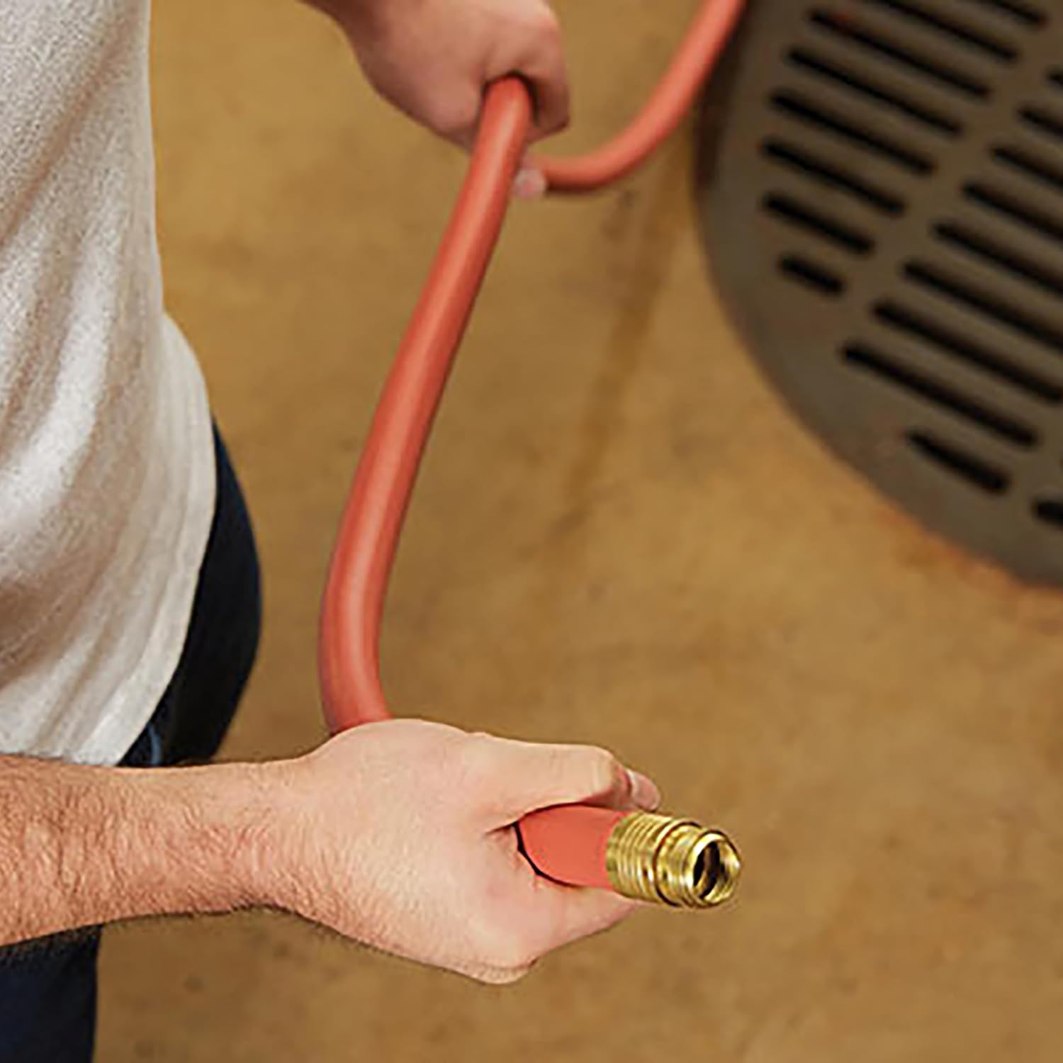 Gilmour Pro Commercial 3/4" X 50' Heavy Duty Water Hose, Durable And Kink Resistant 50 Ft Garden Hose | 400 Psi Heavy Duty Commercial Hose, Kink Resistant, Brass Fittings, Made In Usa