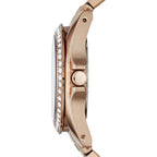 Fossil Women's Watch, Riley Quartz Stainless Steel Multifunction Watch for Women