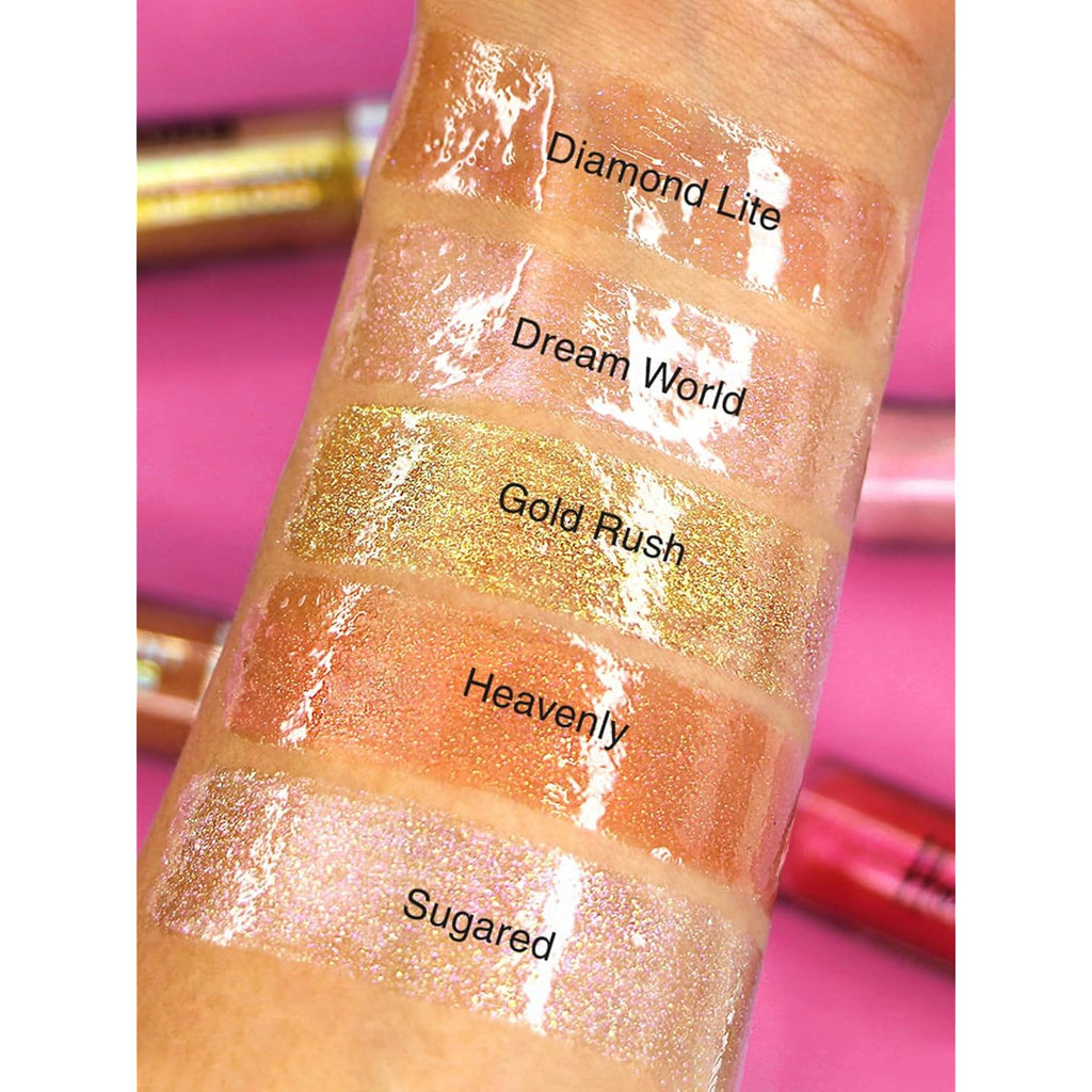 L.A. COLORS Holographic Iridescent Lipgloss, Diamond Lite CLG423