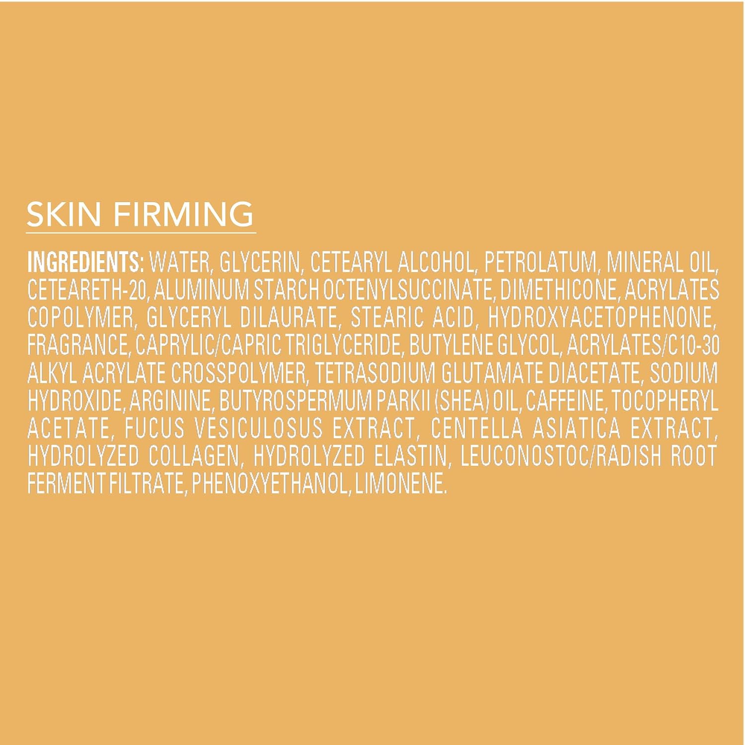 Jergens Skin Firming Lotion For Dry To Extra Dry Skin, Body Lotion With Collagen And Elastin Moisturizer, Tightening Cream For Body, Smoothes And Tones, Dermatologist Tested, 16.8 Oz