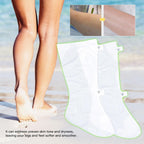 55cm Long Foot Peel Mask,Baby Soft Foot Mask,Exfoliating Foot Peeling Mask for Dry Cracked Feet,Make your feet and legs soft and smooth.(3 Pairs)