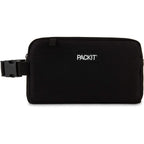 Packit Freezable Small Insulated Snack Box, Black, With Ecofreeze Technology (Built-In Ice Pack), Mini Cooler Or Small Lunch Bag, For Fresh Snacks On The Go, For Work, Gym, Or Travel