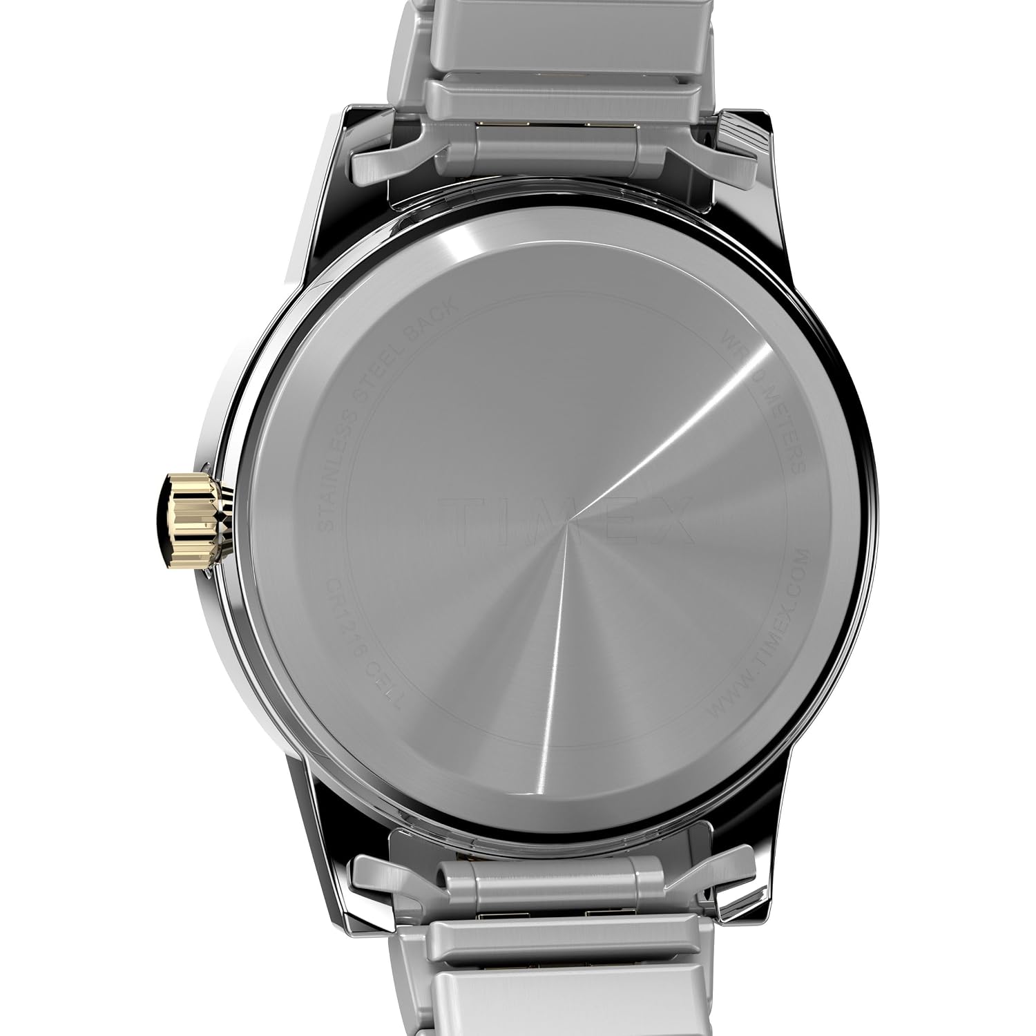 Timex Women'S Main Street 25Mm Watch - Silver-Tone Expansion Band Mother Of Pearl Dial Silver-Tone Case