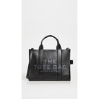 Marc Jacobs Women'S The Leather Medium Tote Bag, Black, One Size