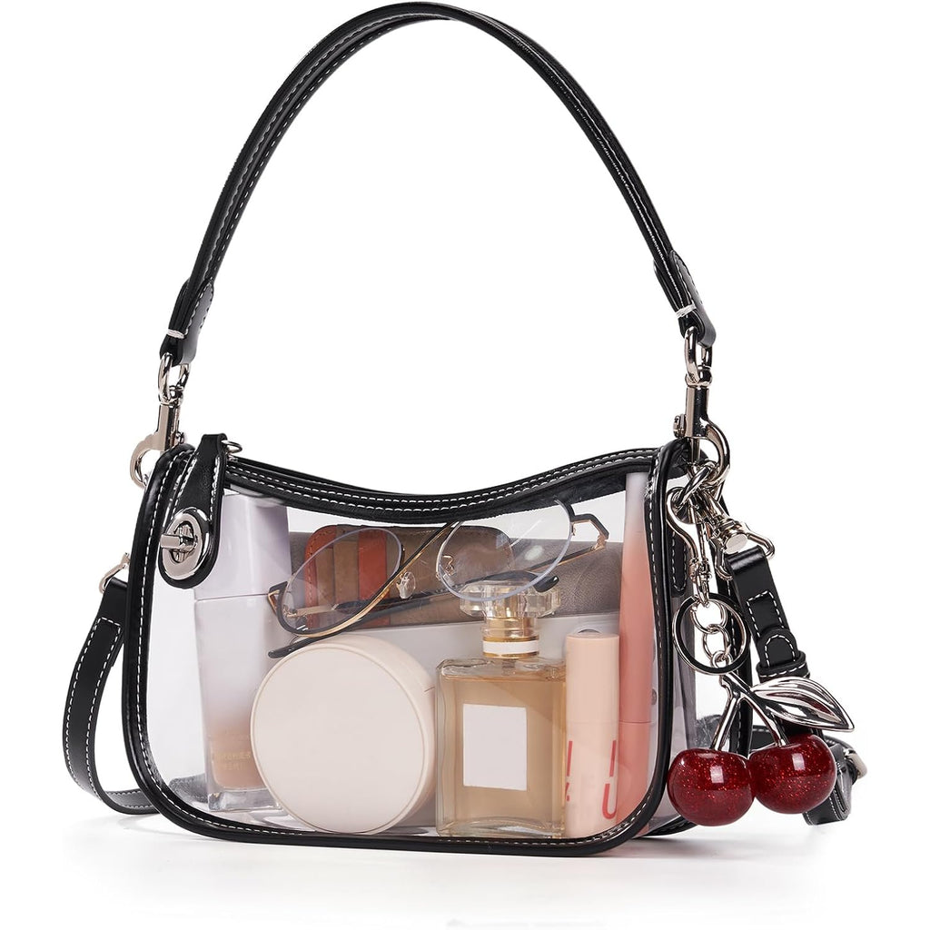 Clear Bag For Stadium Events Clear Purse For Women Stadium Swinger Bag For Events, Concert, Work | Clear