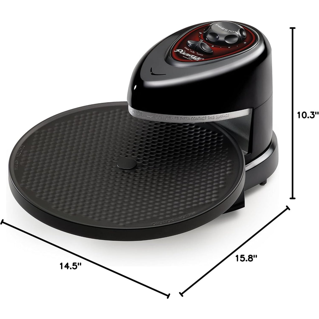 Presto 03430 Pizzazz Plus Rotating Oven, Black