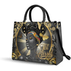 Afroyla Afrocentric Art HandBag for Black Women – Premium Vegan Leather, Work & Everyday Bag, Thoughtful Surprise for Her.