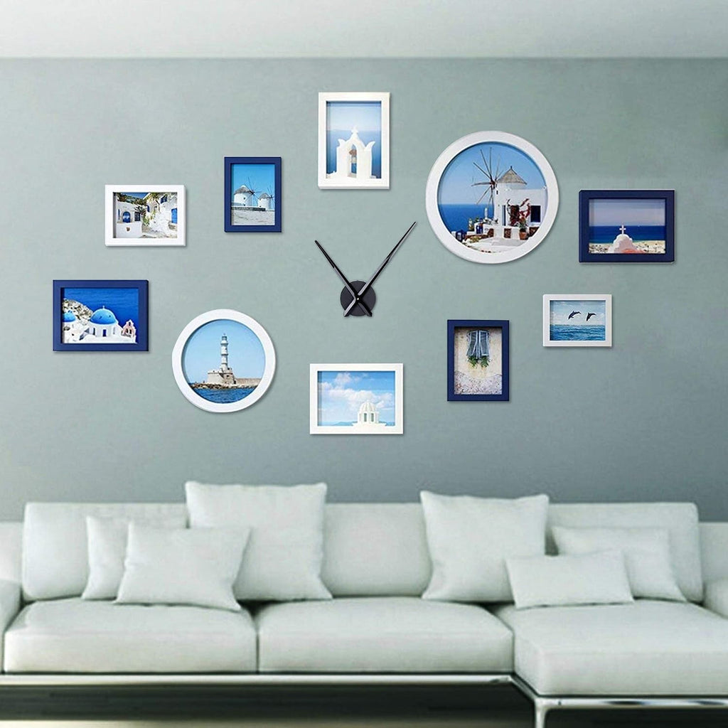 Lafocuse Silent 24 Inch Diy Wall Clock With Large Clock Hands And Motor Kit, Diy 12888 Clock Movement Mechanism Replacement With 12 Inch Long Minute Hands For Living Room