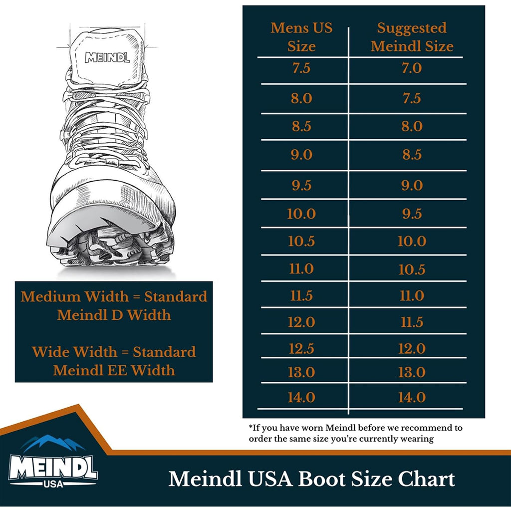 Meindl Men'S Comfort-Fit Hunter | Uninsulated Gore-Tex Waterproof Hunting Boot | Wide Toe Box | Made In Germany