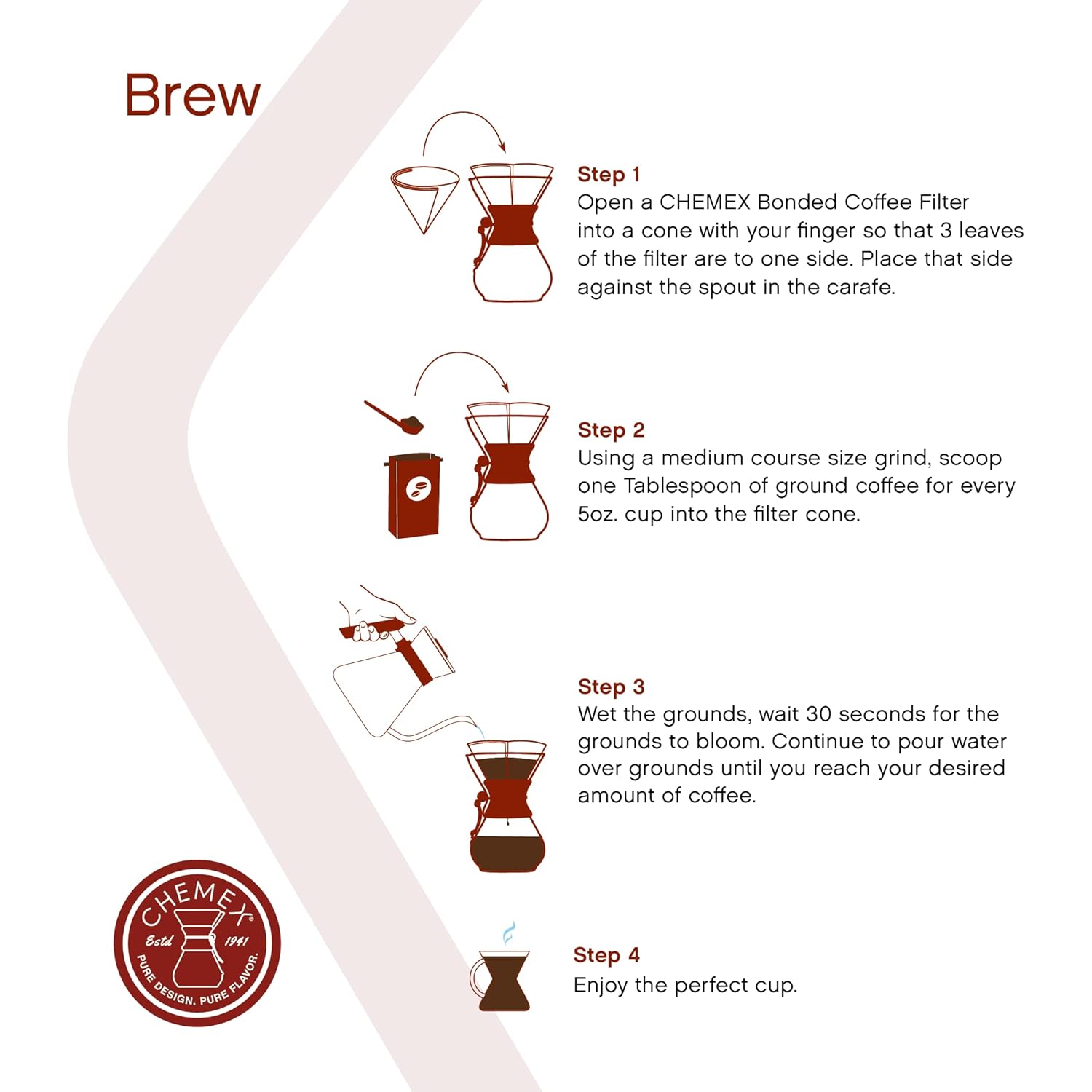 Chemex Pour-Over Glass Coffeemaker - Classic Series - 8-Cup - Exclusive Packaging