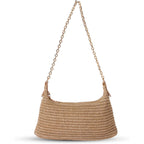 GOLDTIMO Women's Straw Woven Beach Bag Summer Vacation Shoulder Purse