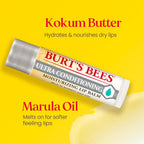 Burt'S Bees Lip Balm, Moisturizing Lip Care, 100 Percent Natural Origin, Ultra Conditioning With Shea, Cocoa And Kokum Butter, 0.15 Oz., Four Tubes