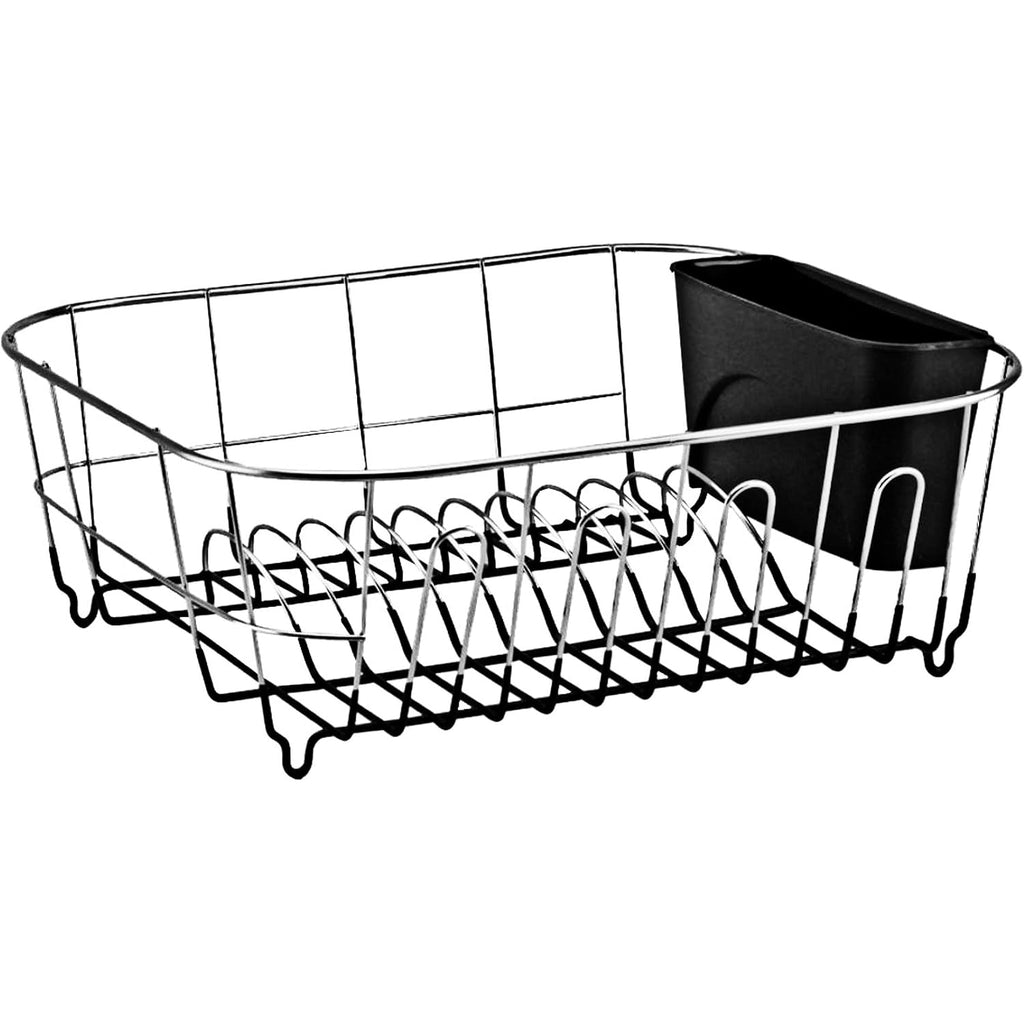Neat-O Deluxe Chrome-Plated Steel Small Dish Drainers (Black)