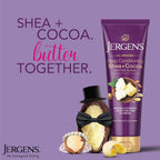 Jergens Shea And Cocoa Hand And Body Lotion For Dry To Extremely Dry Skin, Whipped Body Butter With Vitamins E & B3, Hydrates & Evens Skin Tone, 8.5 Oz