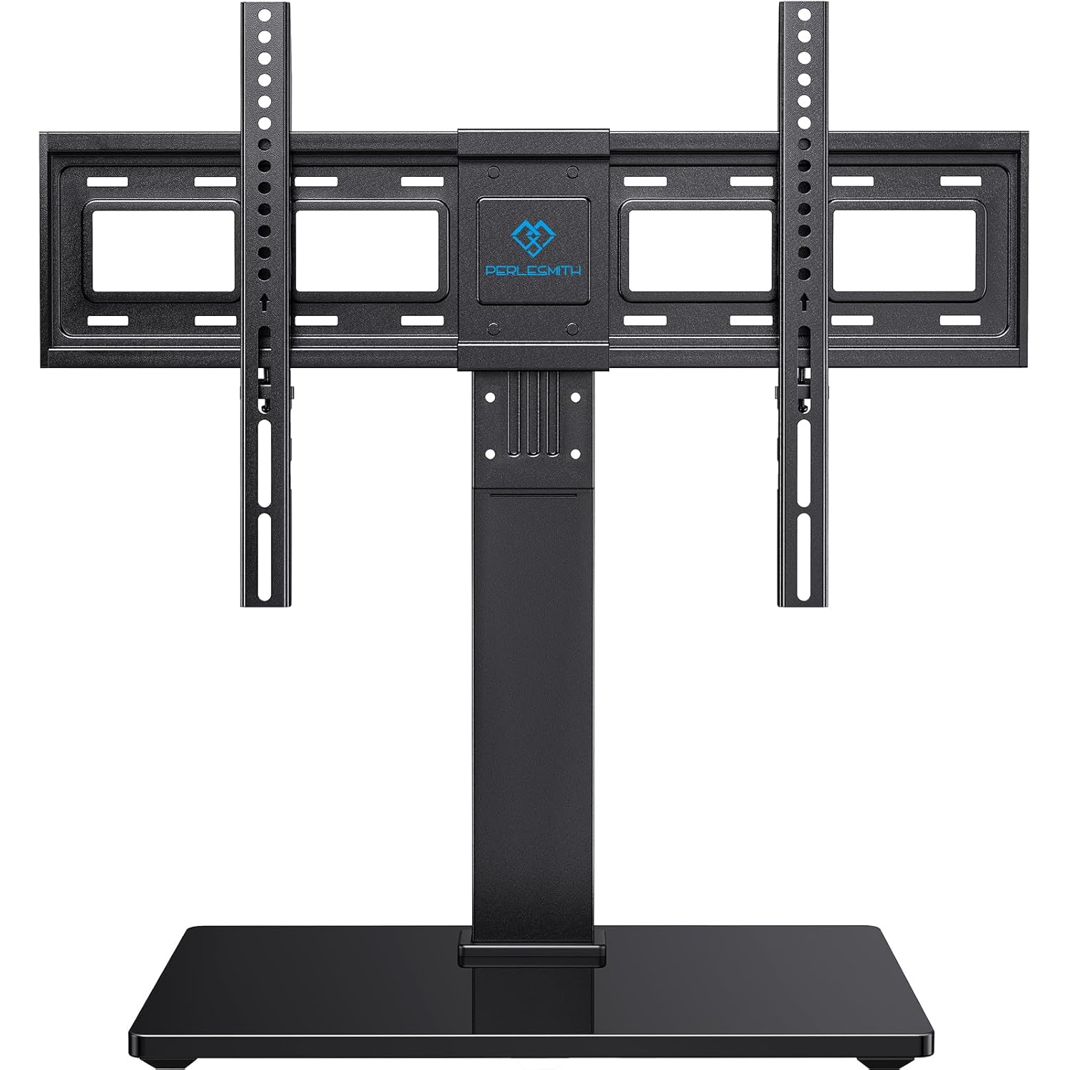 PERLESMITH Universal Swivel TV Stand Legs for 37-75 inch TVs, Height Adjustable Tabletop Mount Holds up to 99lbs, Television Table TV Stands for Livingroom & Bedroom, Universal VESA 600x400mm, PSTVS13