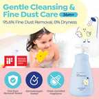 Goongbe Kids Body Wash – Tear-Free Tested Gentle Pump Foam For Sensitive Skin – Low Ph Hydrating Cleanser With Ceramide, Panthenol & Amino Acids – Allergen-Free Scent – Korean K-Beauty, 10.1 Fl Oz