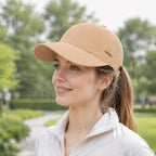 Upf 50+ Women Wide Brim Sun Hat Adjustable Ponytail Packable Uv Protection Cap For Hiking Fishing