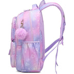 Kids Backpack For Girls - School Bags For Middle School Students - Book Bag For Elementary Primary - Kawaii Ita Backpack - Purple