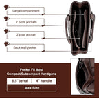 Tote Bag For Women Large Western Purse Ladies Top Handle Shoulder Handbags Vintage Embossed Concho Studs