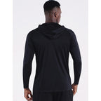 Cadmus Men'S Workout Long Sleeve Fishing Shirts Upf 50+ Sun Protection Dry Fit Hoodies