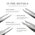 Tweezerman Purple Wisteria Slant Tweezer