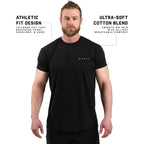 Gymreapers Skull Moisture Wicking T-Shirts For Men - Short Sleeve Workout Gym Shirts - Running Athletic Tees & Dry Fit Tshirt