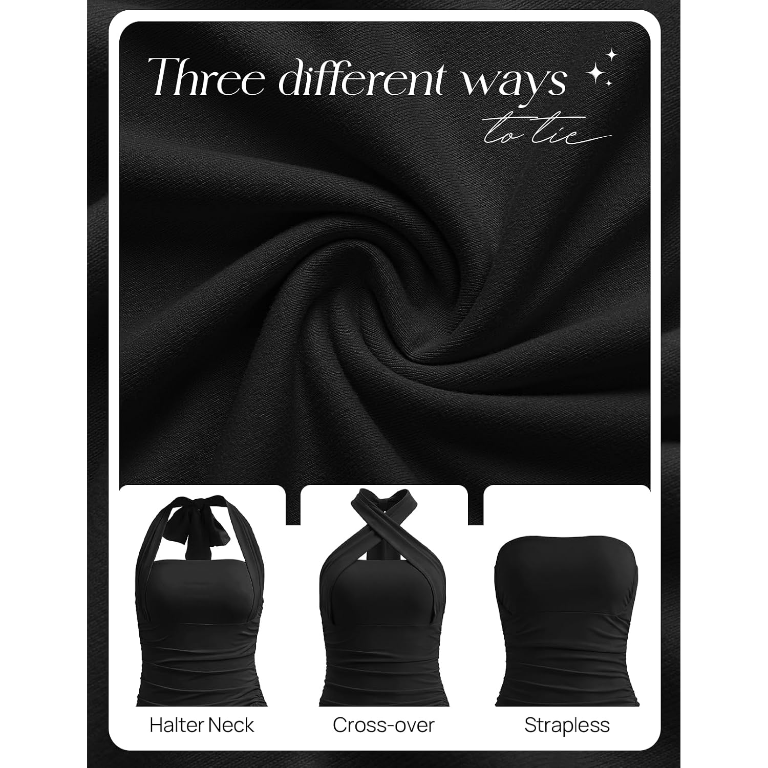 Merokeety Women'S Wedding Guest Dress Summer Sleeveless Halter Backless Slit Ruched Beach Cocktail Formal Maxi Dresses