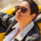 goodr Polarized Aviator Sunglasses, Large Sized (Mach G), UV400 Protection, No Slip, No Bounce Amelia Earhart Ghosted Me