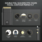 Gts Hair Clippers For Men Professional, Beard Trimmer Kits & Sets, Cordless Mens Hair Trimmer, Electric Shavers, Haircutting Machine With Led Display, For Barber 4 In 1