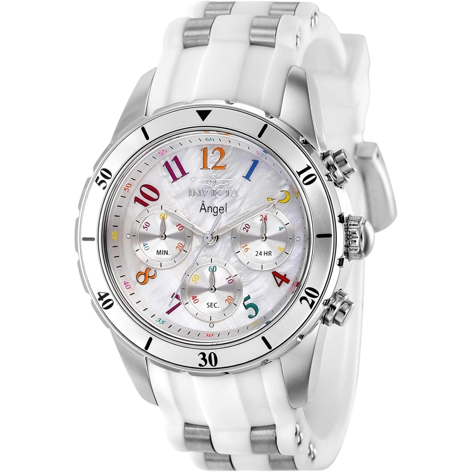 Invicta Women'S 24901 Angel Analog Display Quartz White Watch