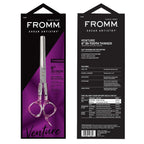 Fromm Professional Venture 5.75" 30-Tooth Easy Hair Thinning & Texturizing Shears In Clear & Matte Silver Japanese Steel Scissors With Beveled Blade For New Salon Stylist & Diy Home Use