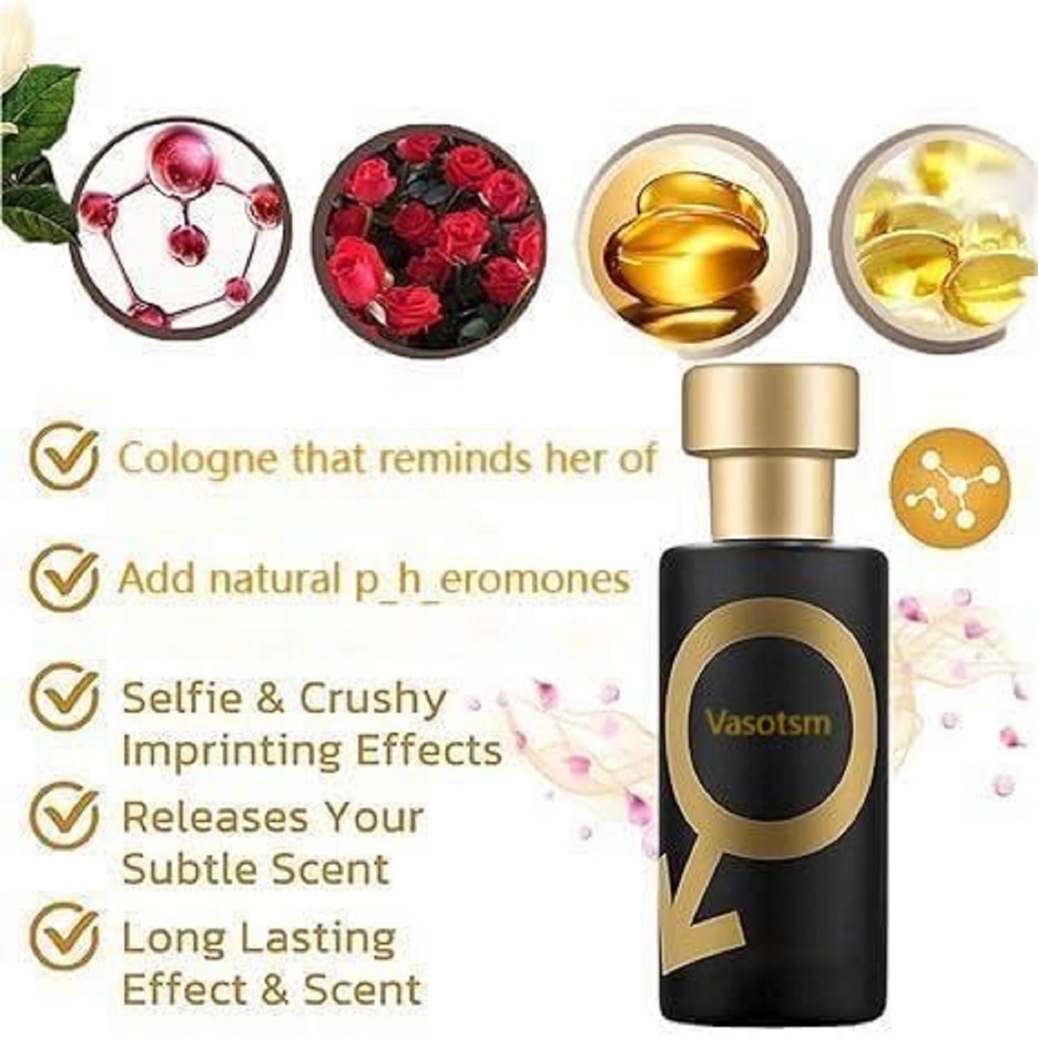 Cologne for Men, Pheromone Cologne for Men, Eau De Parfum Spray, Long-Lasting Pheromones Scent Fragrance