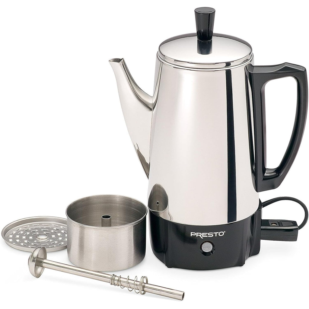 Presto 02822 6-Cup Stainless-Steel Coffee Percolator