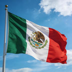 Mexican Flag, Flag Of Mexico 3X5 Ft - Polyester Lightweight Flags With 2 Brass Grommets For Mexican Party Decorations, Sports Events Decorations