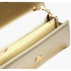 Clutch Purse Evening Bag For Women，Envelope Handbag With Detachable Chain | With Detachable Chain