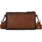 Wrangler Crossbody Wallet Purses Multi-Function Card Holder Purse With Double Zipper