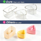 3Pcs Clear Large Onigiri Mold,Triangle Rice Press Molds For Sushi, Musubi & Rice Balls – Non-Stick,Bpa-Free,Hawaiian Musubi Maker, Sushi Mold For Bento Boxes And Lunches