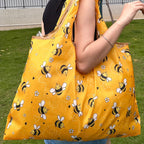 Large Gym Tote Bag For Women Foldable Grocery Tote, Eco-Friendly Travel Bag Waterproof For Carrying Everyday Shopping,Work