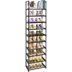 Sturdy Metal Organizer For Narrow Closets, Shoe Shelf Stand