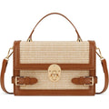 KKXIU Straw Purses for Women – Summer Beach Shoulder Purse & Clutch Handbag, Woven Crossbody Bags for Women