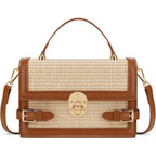 KKXIU Straw Purses for Women – Summer Beach Shoulder Purse & Clutch Handbag, Woven Crossbody Bags for Women