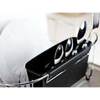 Neat-O Deluxe Chrome-Plated Steel Small Dish Drainers (Black)