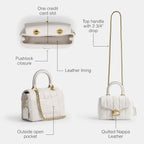 Coach Women'S Tabby Top Handle With Quilting