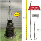 Chain For Hanging Plants, Adjustable Hanging Chain With Hooks, 21 Inch, Black – 10 Pack Heavy Duty For Hanging Bird Feeders,Grow Lights, Potted Plants, Neon Sign, Christmas Wrea