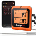 Temppro Wireless Meat Thermometer Digital For Grilling And Smoking, 2 Probes Bluetooth Meat Thermometer For Cooking, Rechargeable Smoker Accessories For Bbq Oven (Previously Thermopro)