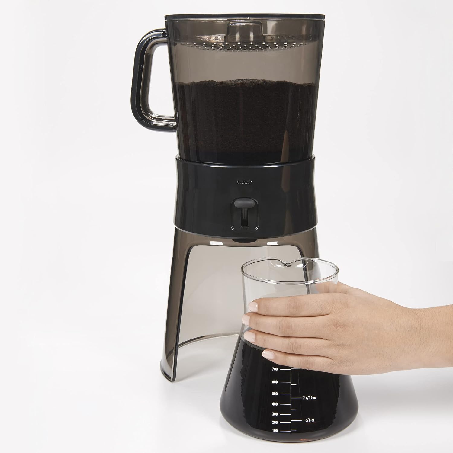 Oxo Good Grips Cold Brew Coffee Maker 32 Oz, Iced Coffee Maker With Carafe, Brews Cold Brew Concentrate