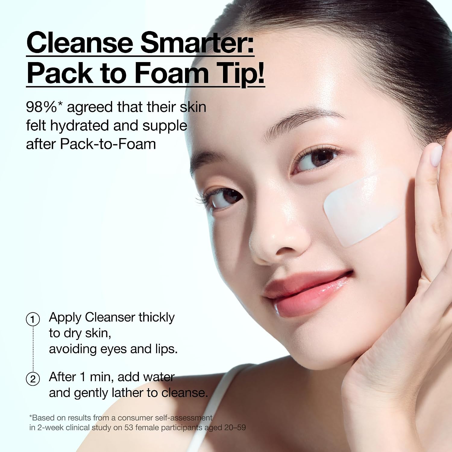 Anua Pdrn Hyaluronic Acid Moisturizing Cleansing Foam, Daily Gentle Face Wash For Dry Skin, Salmon Dna Hydrating & Soft Facial Cleanser, Barrier Repair & Glow Glass Skin, Korean Skincare, 5.07 Fl Oz.